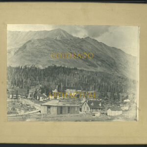 TOWN OF CLIMAX, on Fremont Pass, LAKE COUNTY, COLORADO, circa 1918, on the tracks of Colorado & Southern Railway