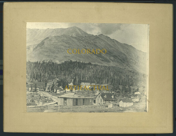 TOWN OF CLIMAX, on Fremont Pass, LAKE COUNTY, COLORADO, circa 1918, on the tracks of Colorado & Southern Railway
