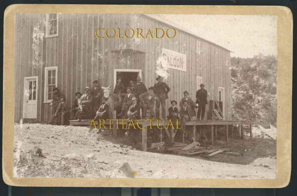 Dawson Saloon, Dawson City, Colorado, 1898 photograph