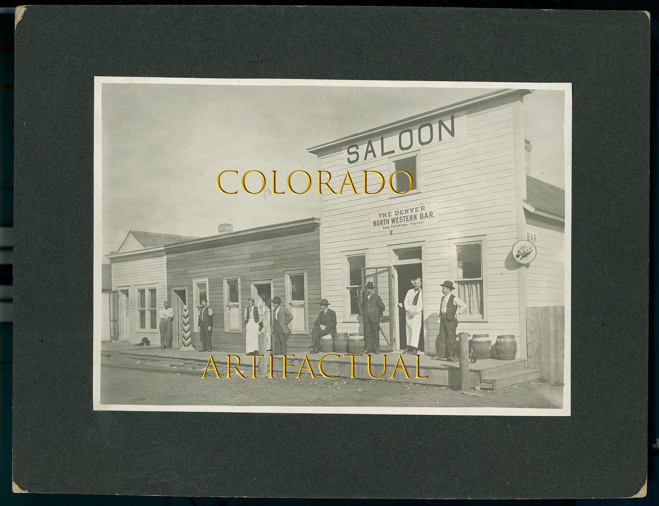 DENVER NORTHWESTERN SALOON Colorado photograph 1907