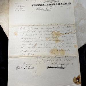 Buckskin Joe, Colorado Territory letterhead 1865