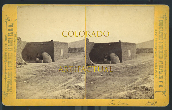 THE OVEN, SANTA FE, NEW MEXICO TERRITORY, W. Henry Brown, Photographer, Stereoview image #39