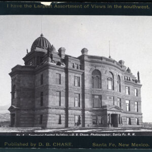 TERRITORIAL CAPITOL BUILDING SANTA FE NEW MEXICO Chase photograph 1890
