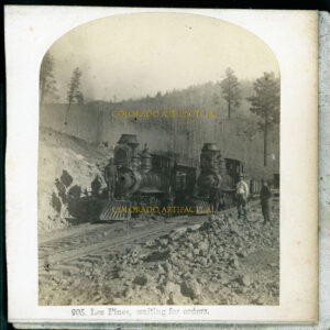 DENVER & RIO GRANDE RAILROAD at Los Pinos COLORADO William Henry Jackson 1881
