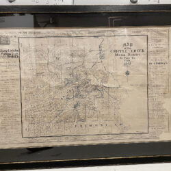 Map of the Cripple Creek Mining District, El Paso County, Colorado 1893