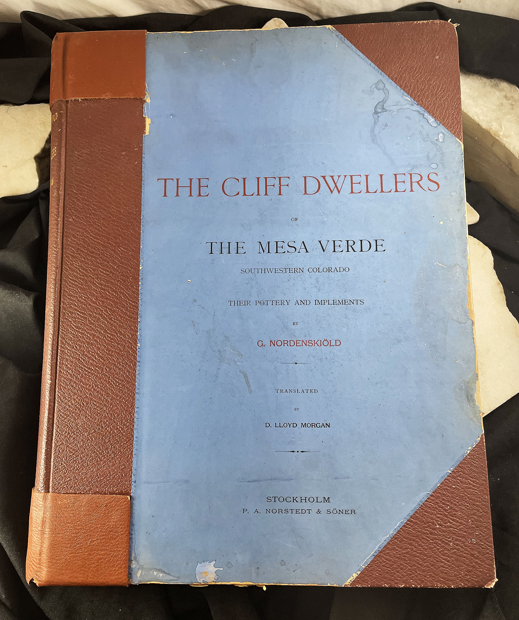 CLIFF DWELLERS OF MESA VERDE Gustaf Nordenskiold 1st English edition rare book 1893