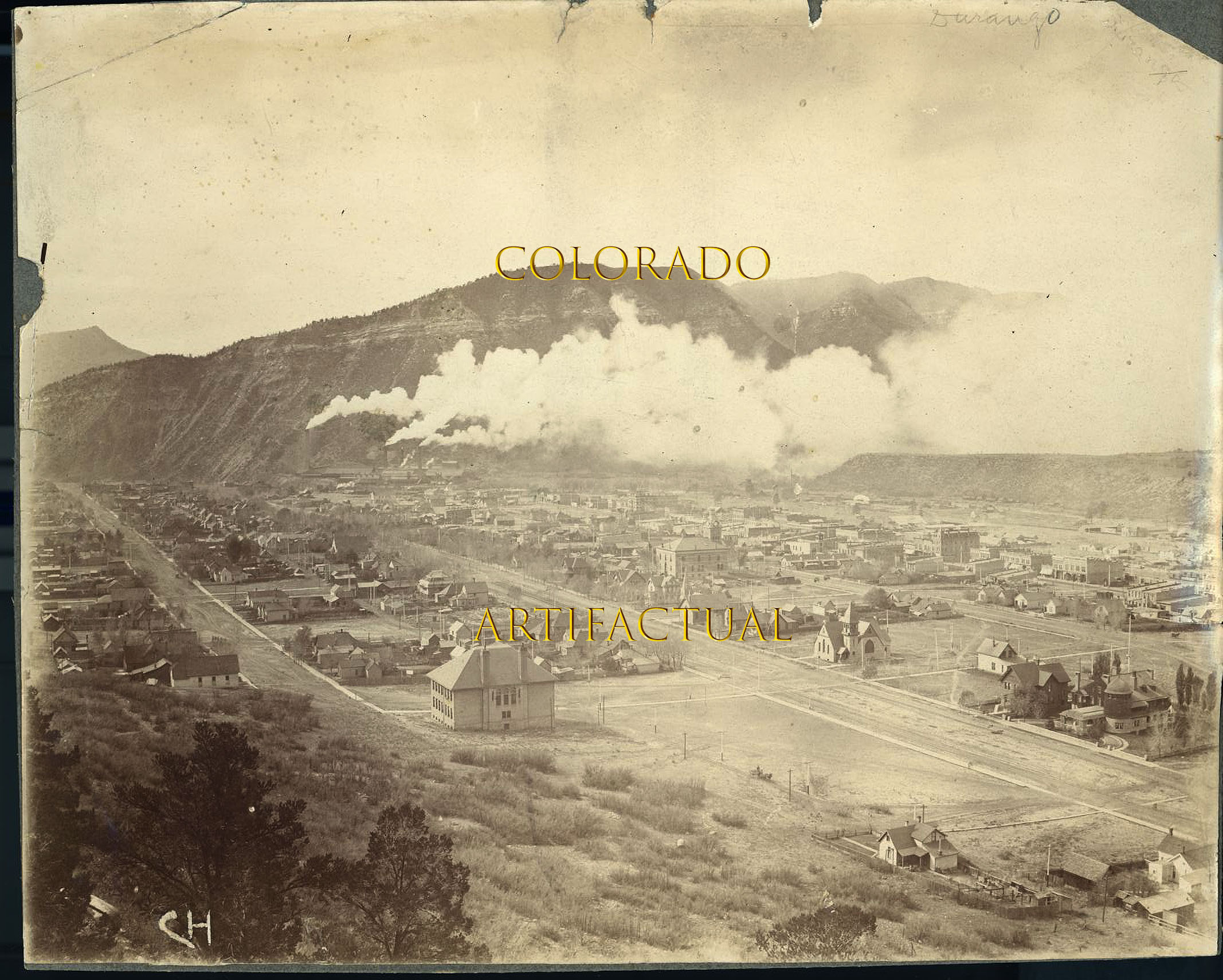 TOWN OF DURANGO LA PLATA COUNTY COLORADO photograph 1895