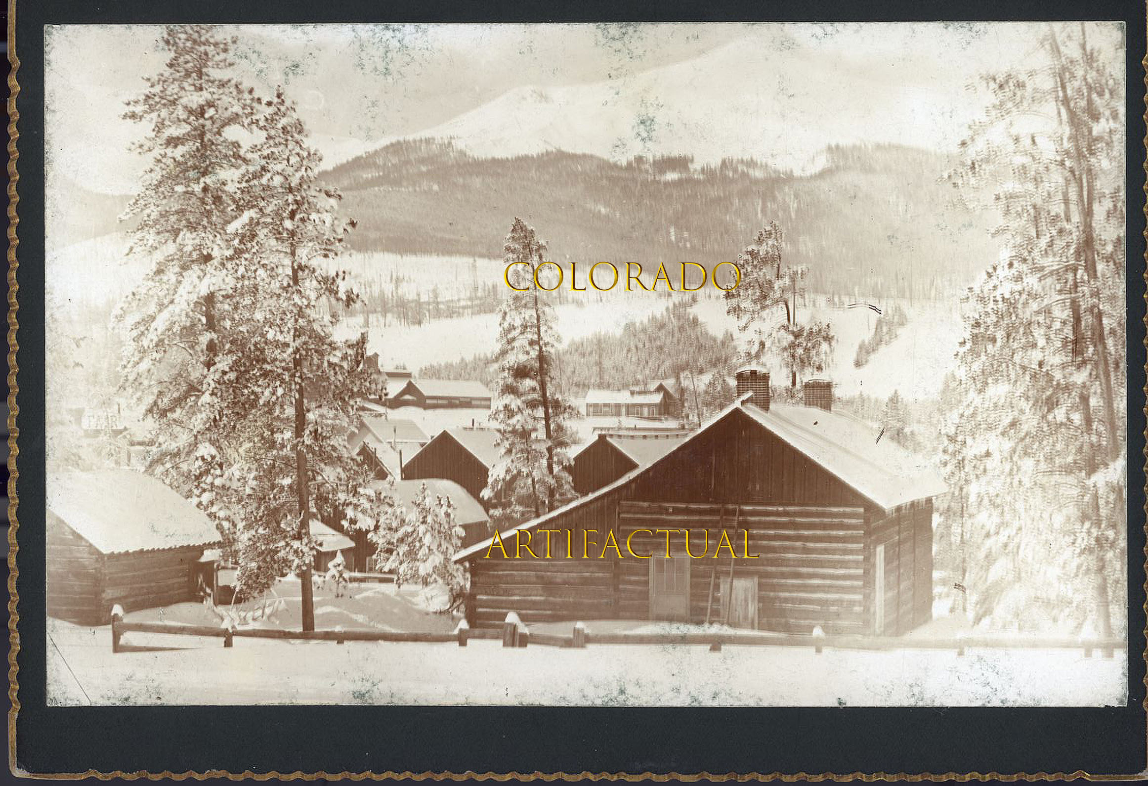 Carter’s Museum Breckenridge Colorado antique photograph Otto Westerman 1895