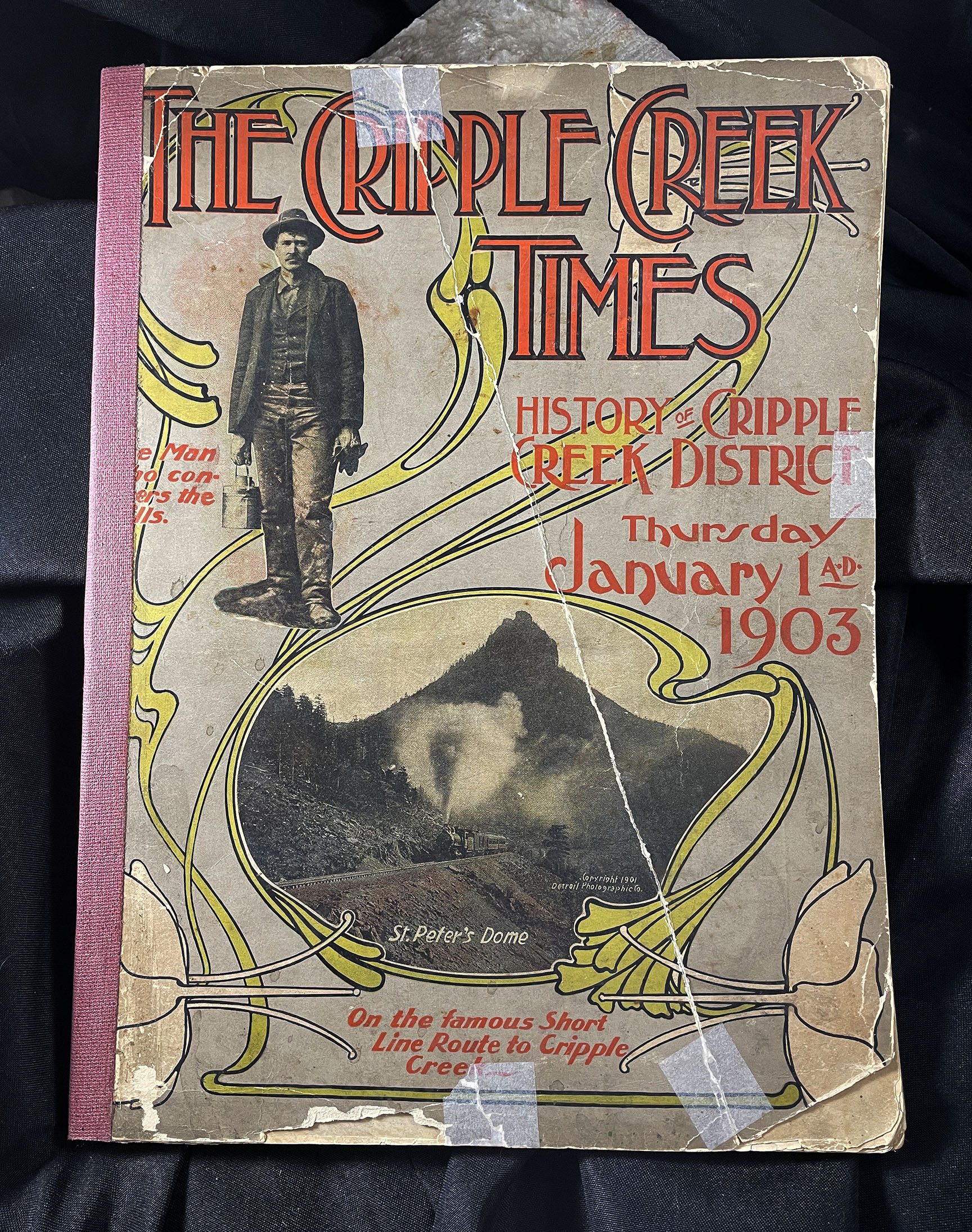 CRIPPLE CREEK TIMES History of Cripple Creek Gold Mining District Colorado book 1903