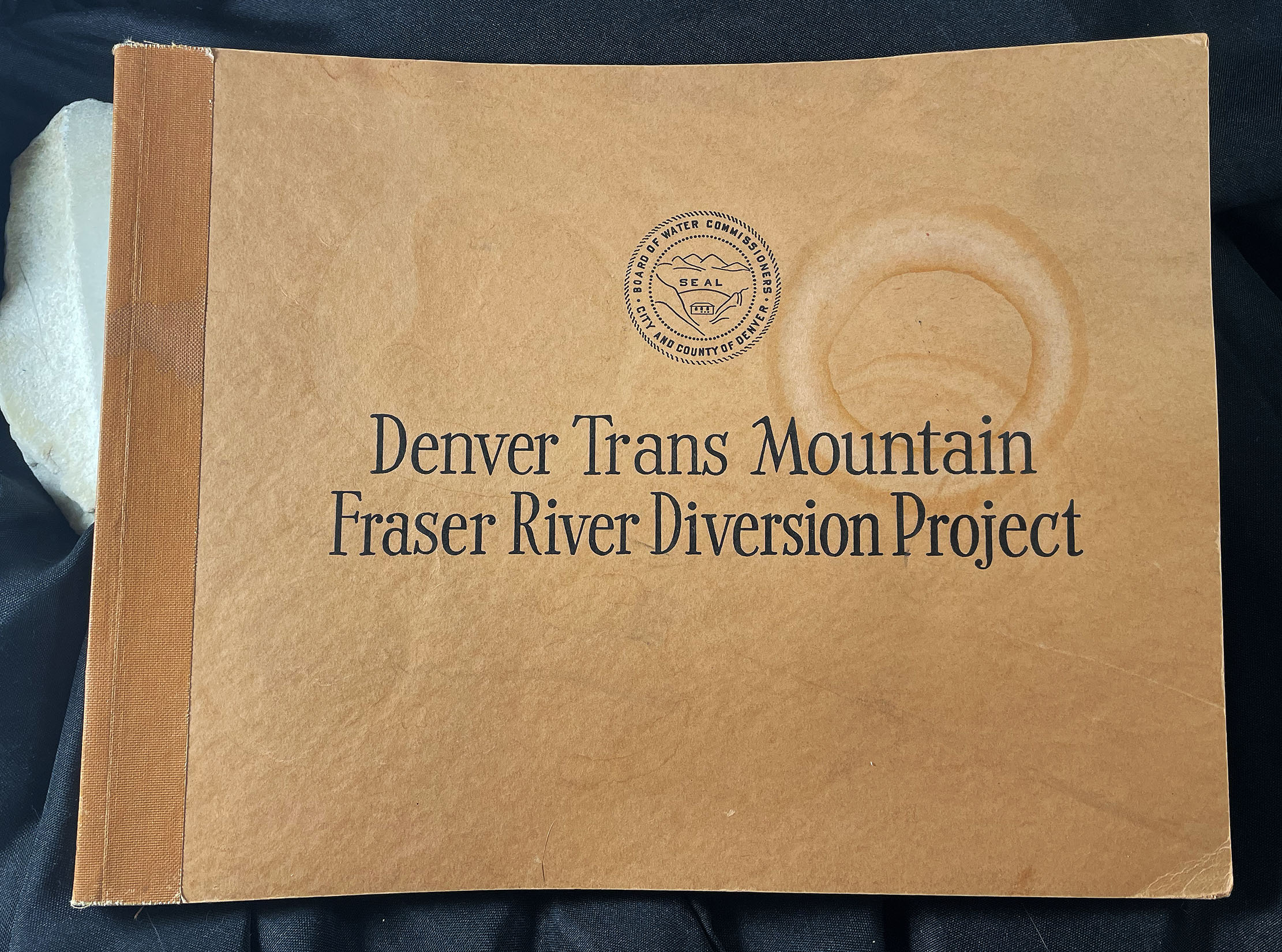 MOFFAT TUNNEL WATER PROJECT Denver Trans Mountain Fraser River Diversion Project book Colorado 1937
