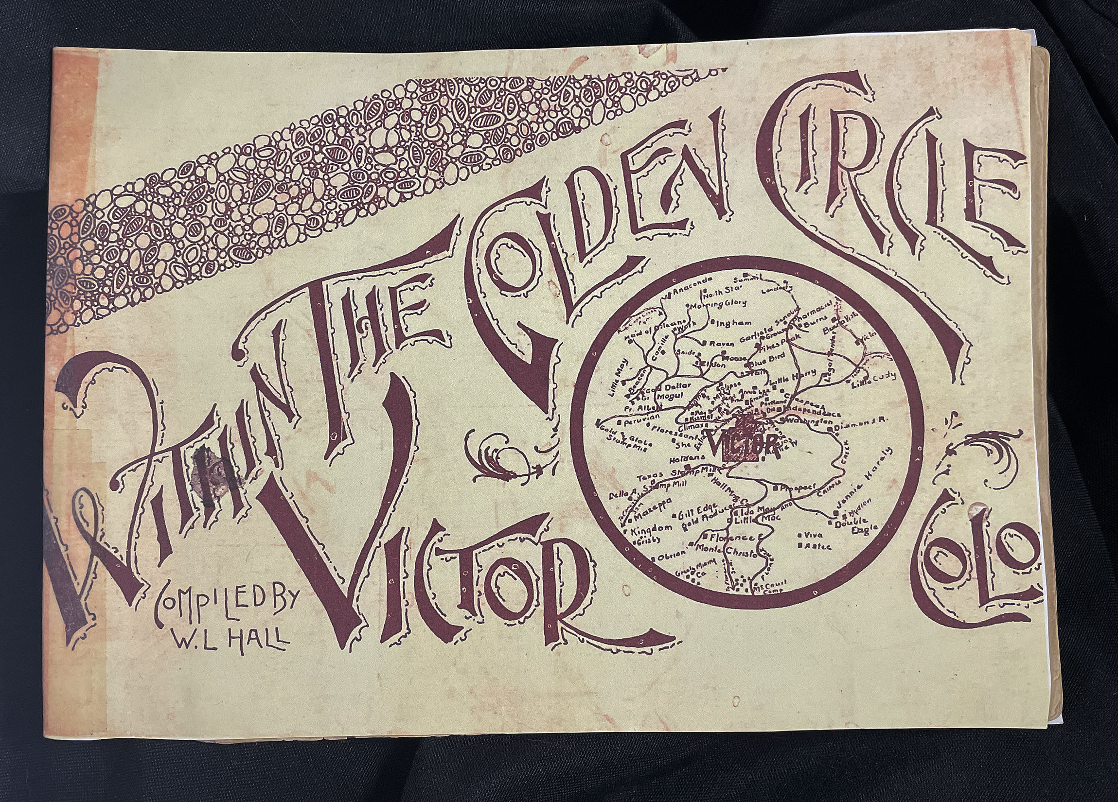 VICTOR COLORADO WITHIN THE GOLDEN CIRCLE W L Hall Cripple Creek Gold Mining District 1894