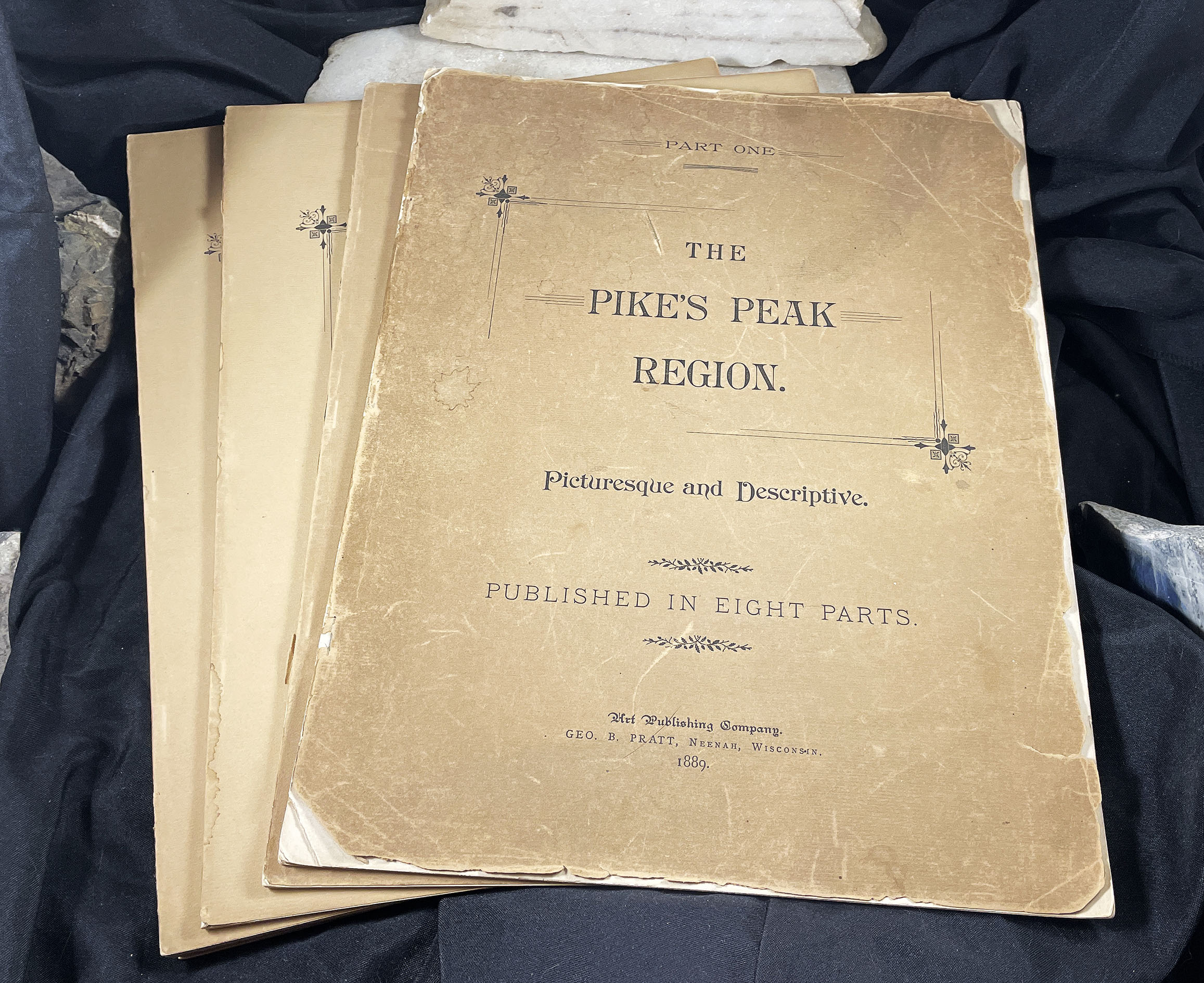 PIKES PEAK REGION PICTURESQUE & DESCRIPTIVE George B Pratt 1889