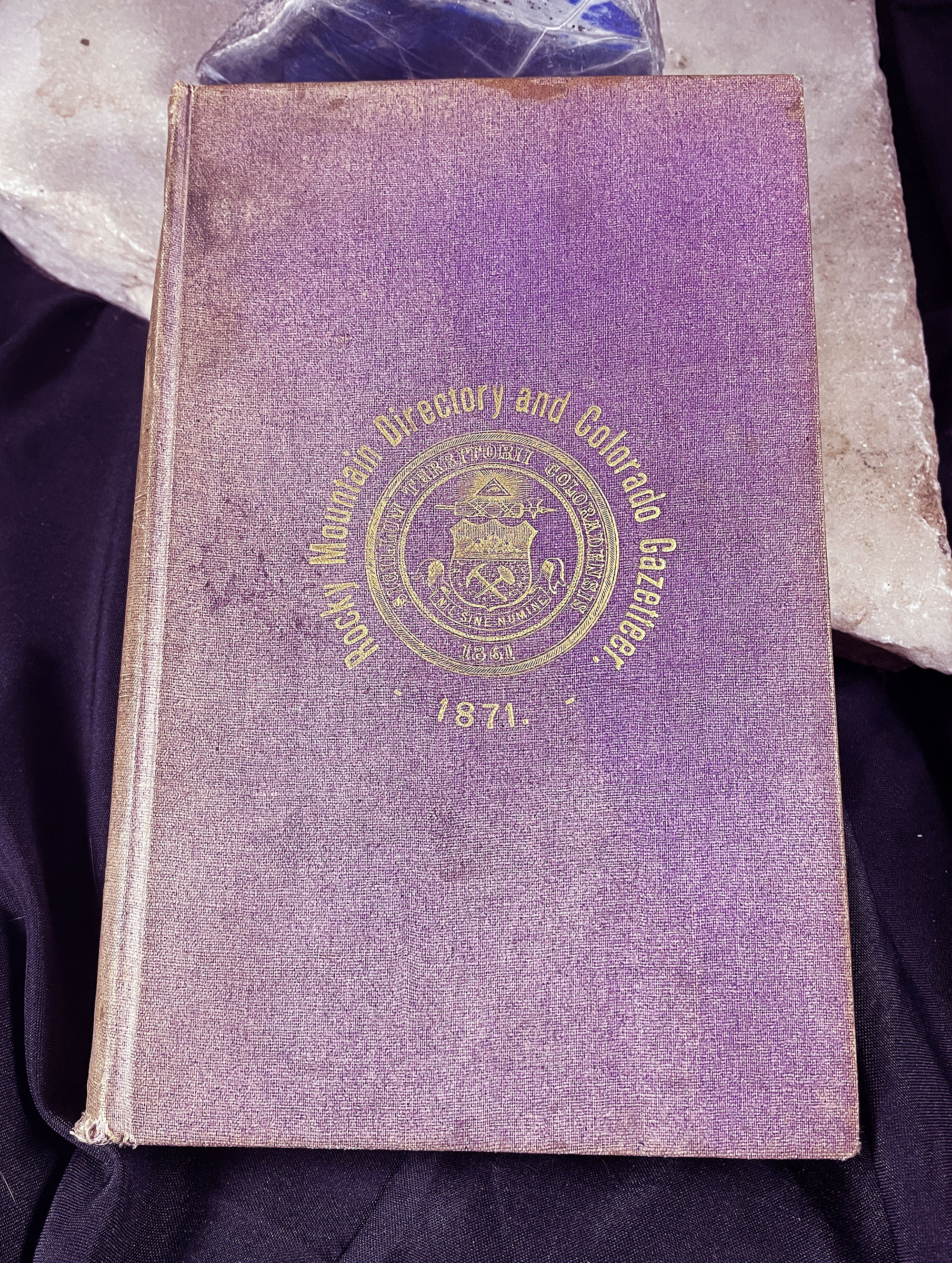 ROCKY MOUNTAIN DIRECTORY & COLORADO GAZETTEER mining & business 1871