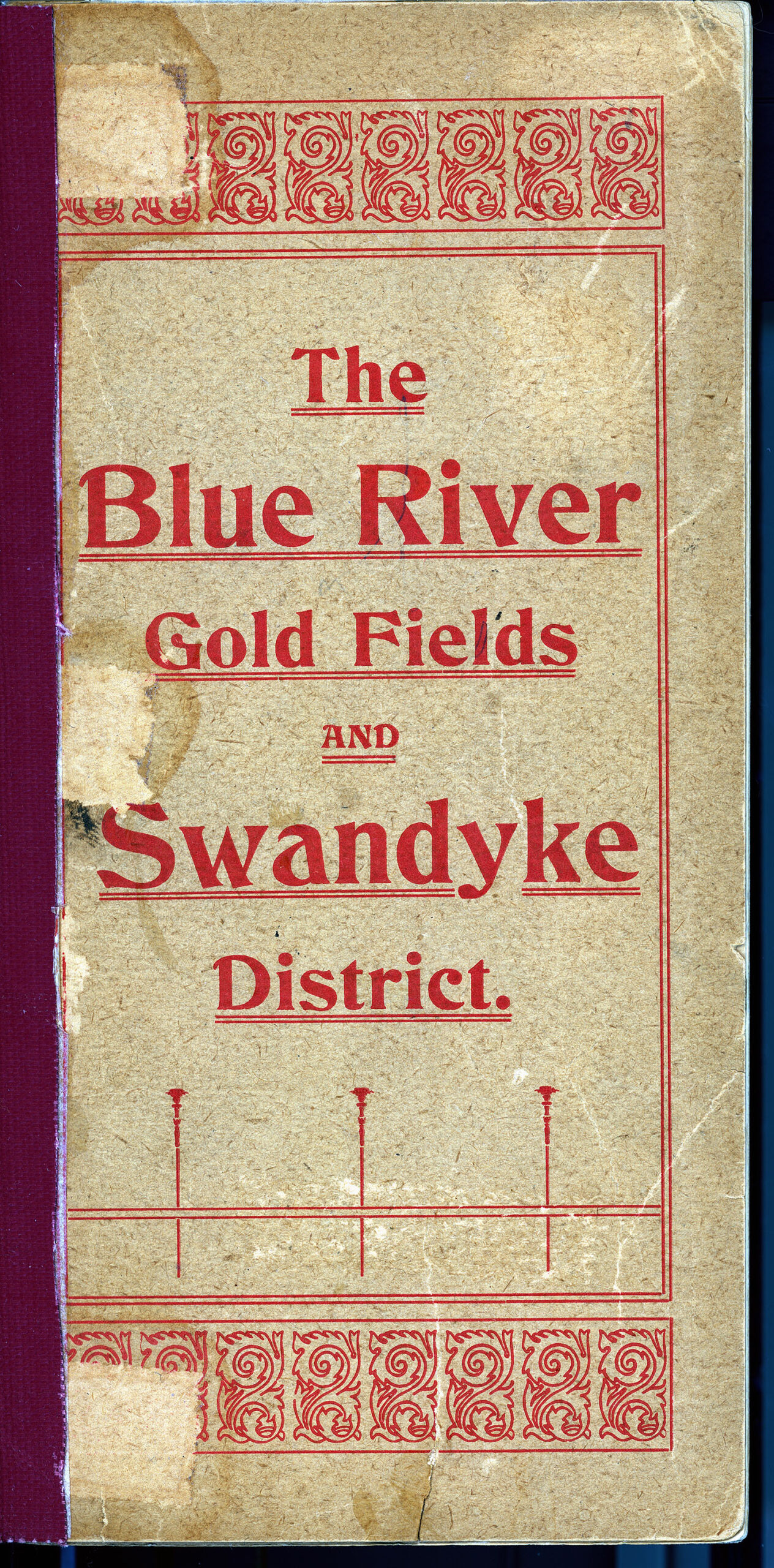 BLUE RIVER GOLD FIELDS & SWANDYKE MINING DISTRICT SUMMIT COUNTY COLORADO maps Widmar & Dill 1900