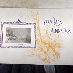SOUTH PARK & ALPINE PASS Colorado Winchell pamphlet 1896
