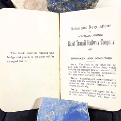 COLORADO SPRINGS RAPID TRANSIT RAILWAY COMPANY Rules and Regulations booklet Colorado 1897