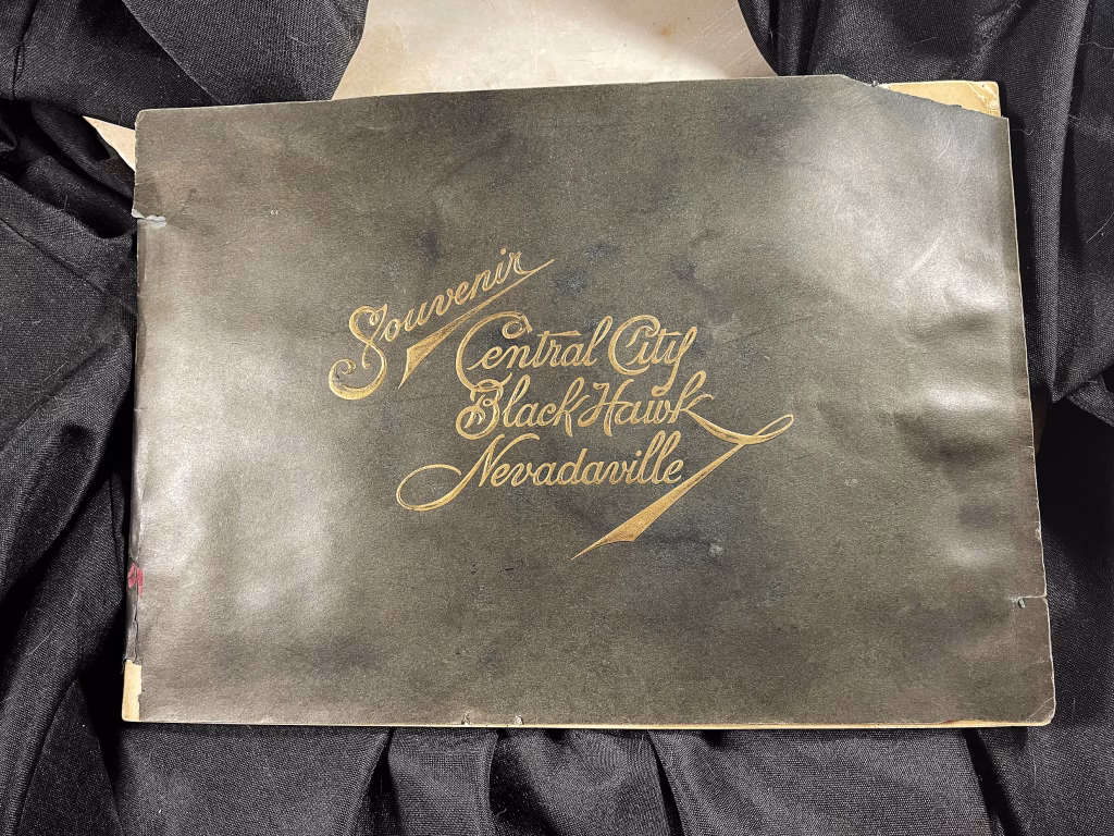 Souvenir of Central City, Black Hawk and Nevadaville, Central Gold Mining District, Gilpin County, Colorado, history book, published in 1900.