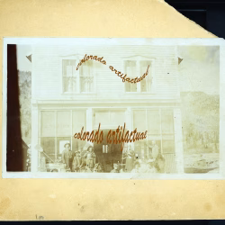 WESTON General Merchandise Store St. Elmo Chaffee County Colorado cabinet card photograph 1893