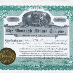 Wanakah Mining Company, 1913, Ouray, Colorado