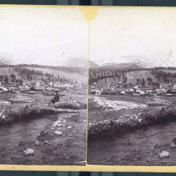 Alma, Park County, Colorado from the east, James W. Nutt, 1885.