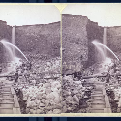 Alma Placer at Alma,Park County Colorado T.C. Miller stereoview 1883