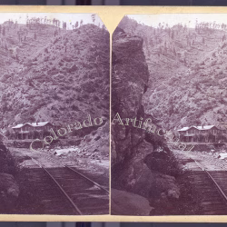 Dean Hotel Platte Canon Colorado TC Miller stereoview 1880