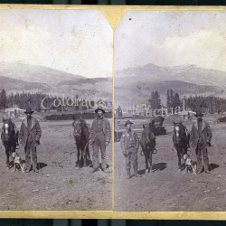 Alma Colorado Stephens & Beale lumberyard TC Miller stereoview 1882