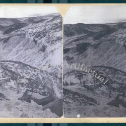 First National Mine Montgomery District Park County Colorado stereoview 1881